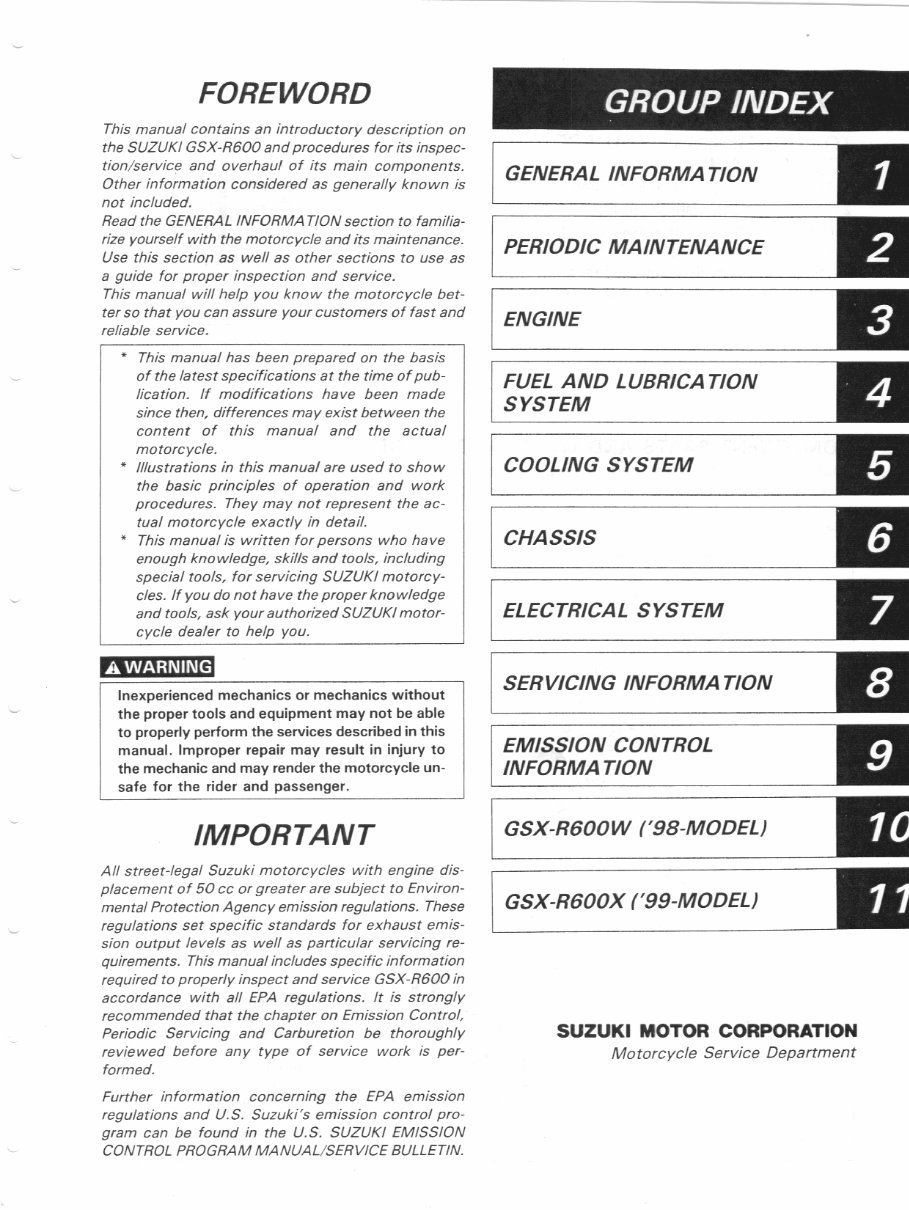 2005 GSXR 600 SERVICE MANUAL PDF visual data 4