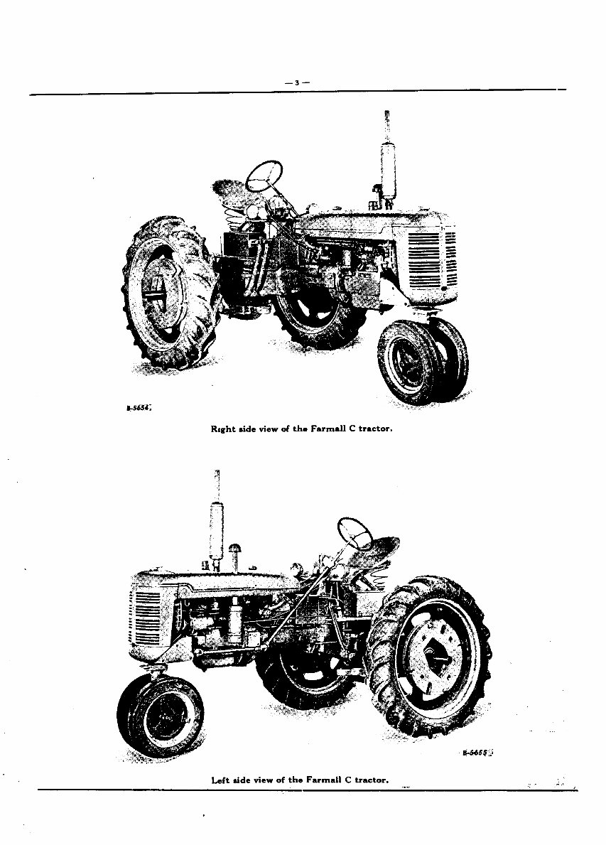 Farmall C Parts Catalog TC38C Part Manual Tractor IH