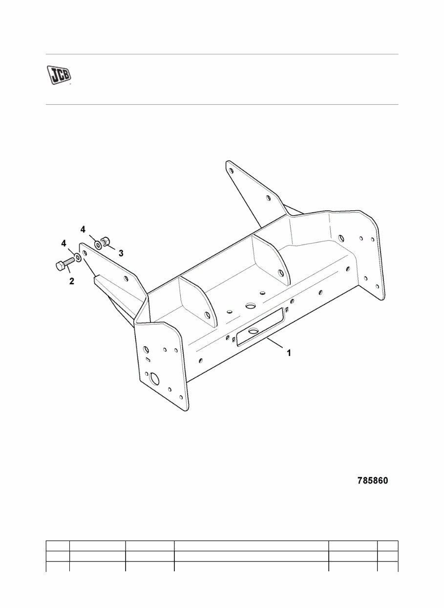 JCB 8250 FASTRAC Parts Catalogue Manual (SN 0113900001139999)