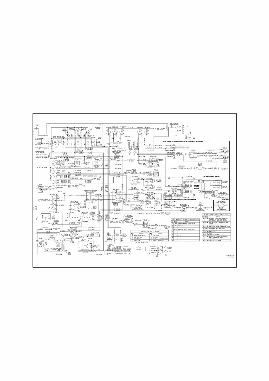 VOLVO SD105F, SD115D, SD105DX, SD115F, SD100D SINGLEDRUM ROLLER Wiring