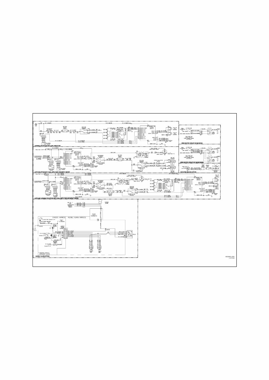 VOLVO SD105F, SD115D, SD105DX, SD115F, SD100D SINGLEDRUM ROLLER Wiring