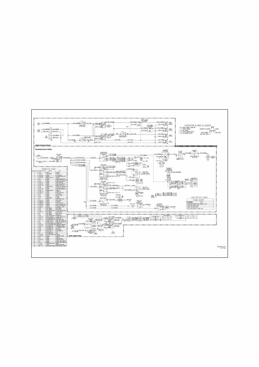 VOLVO SD105F, SD115D, SD105DX, SD115F, SD100D SINGLEDRUM ROLLER Wiring