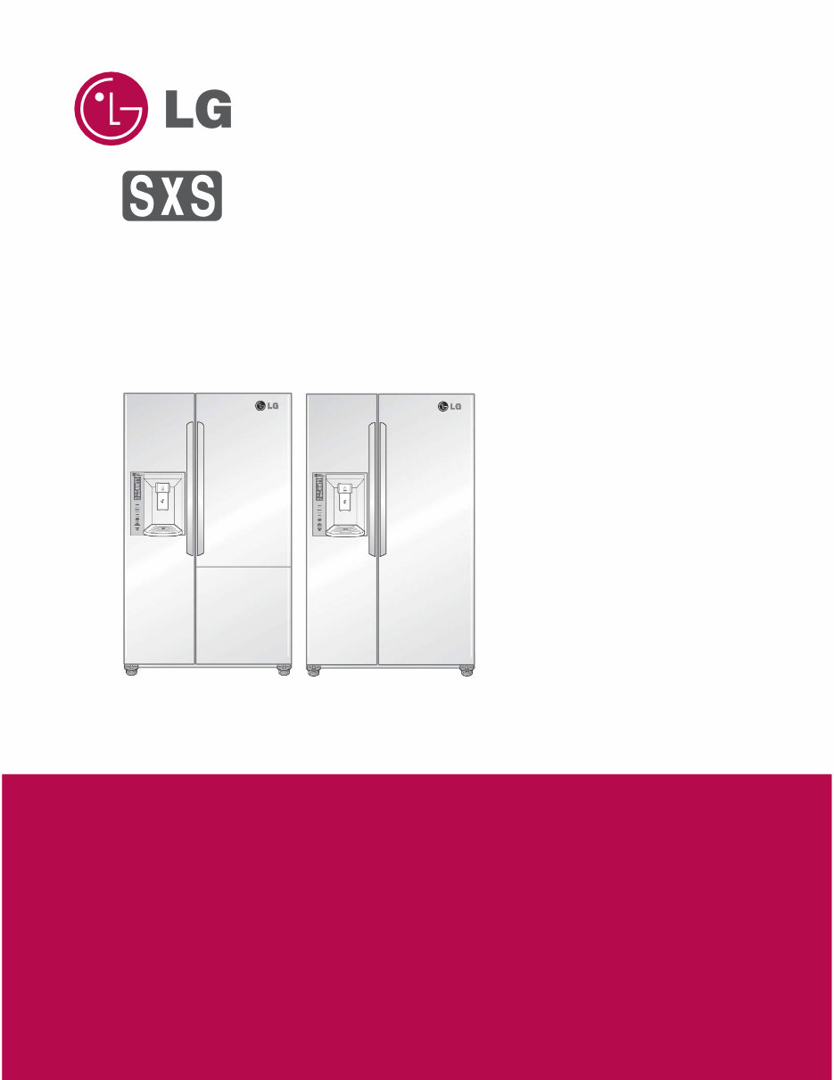 LG LSXS26326S LSXS26326W LSXS26326B Service Manual & Repair Guide