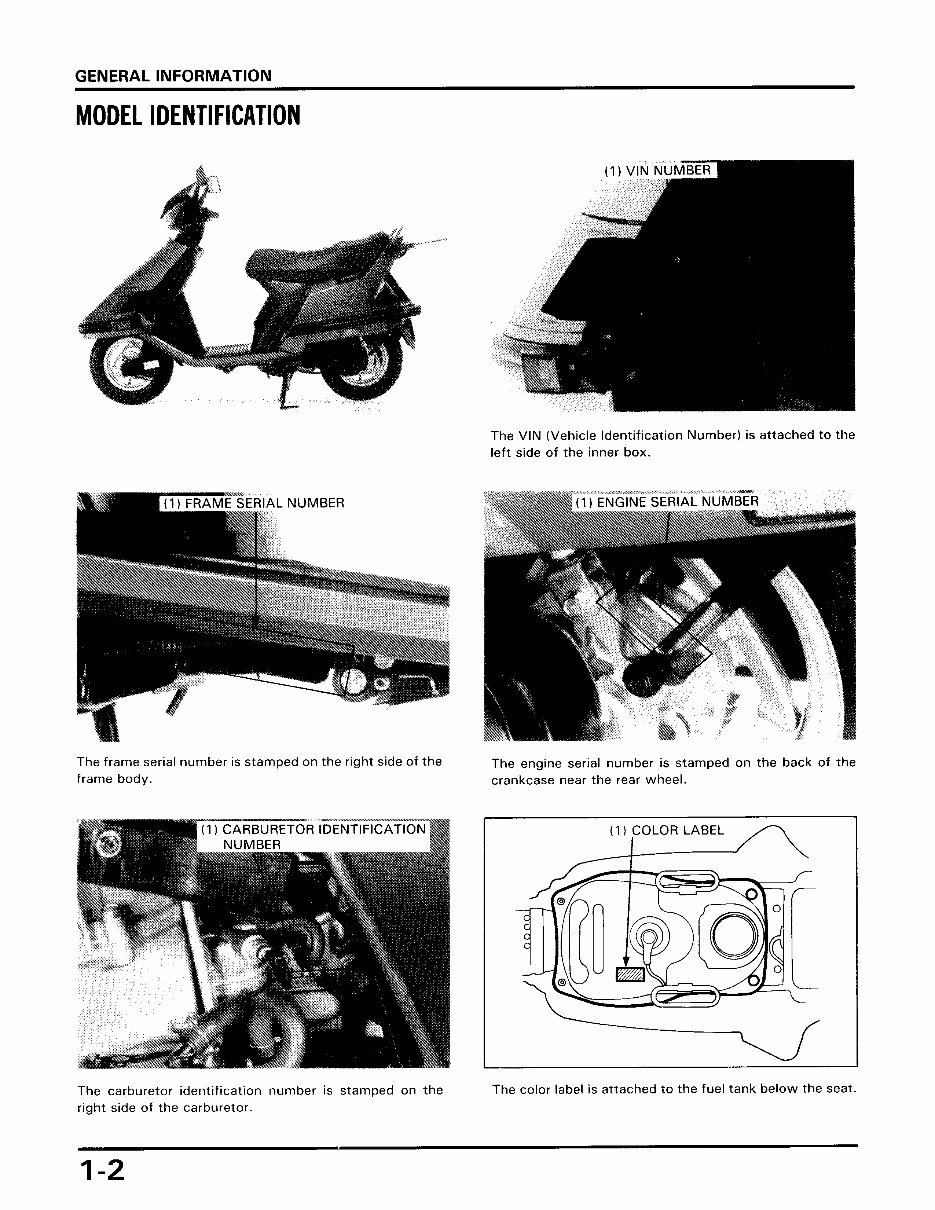 HONDA CH 150 ELITE Service Motorcycle Repair Manual