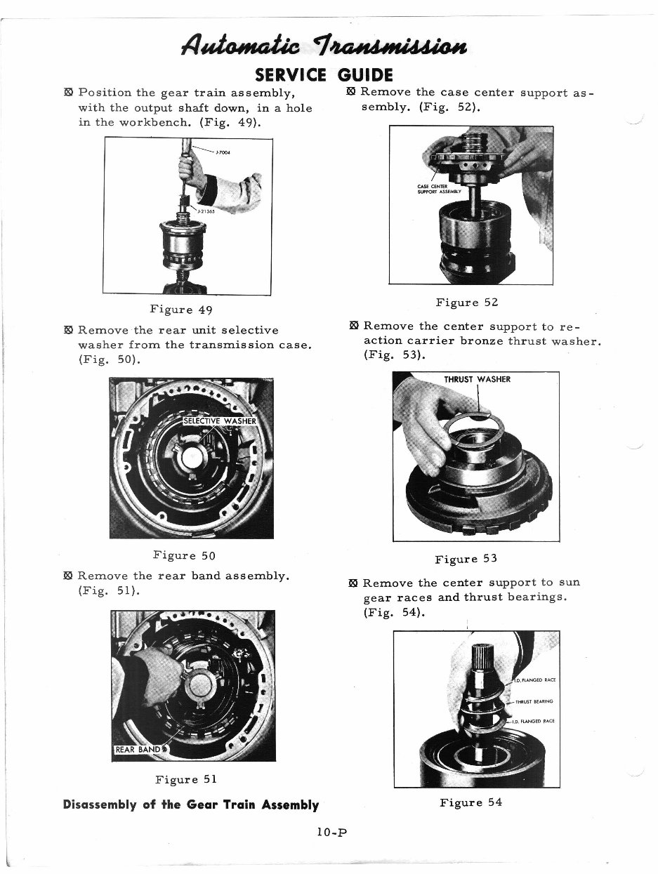 Turbo 400 Transmission Hydramatic Turbine 400 Service Manual
