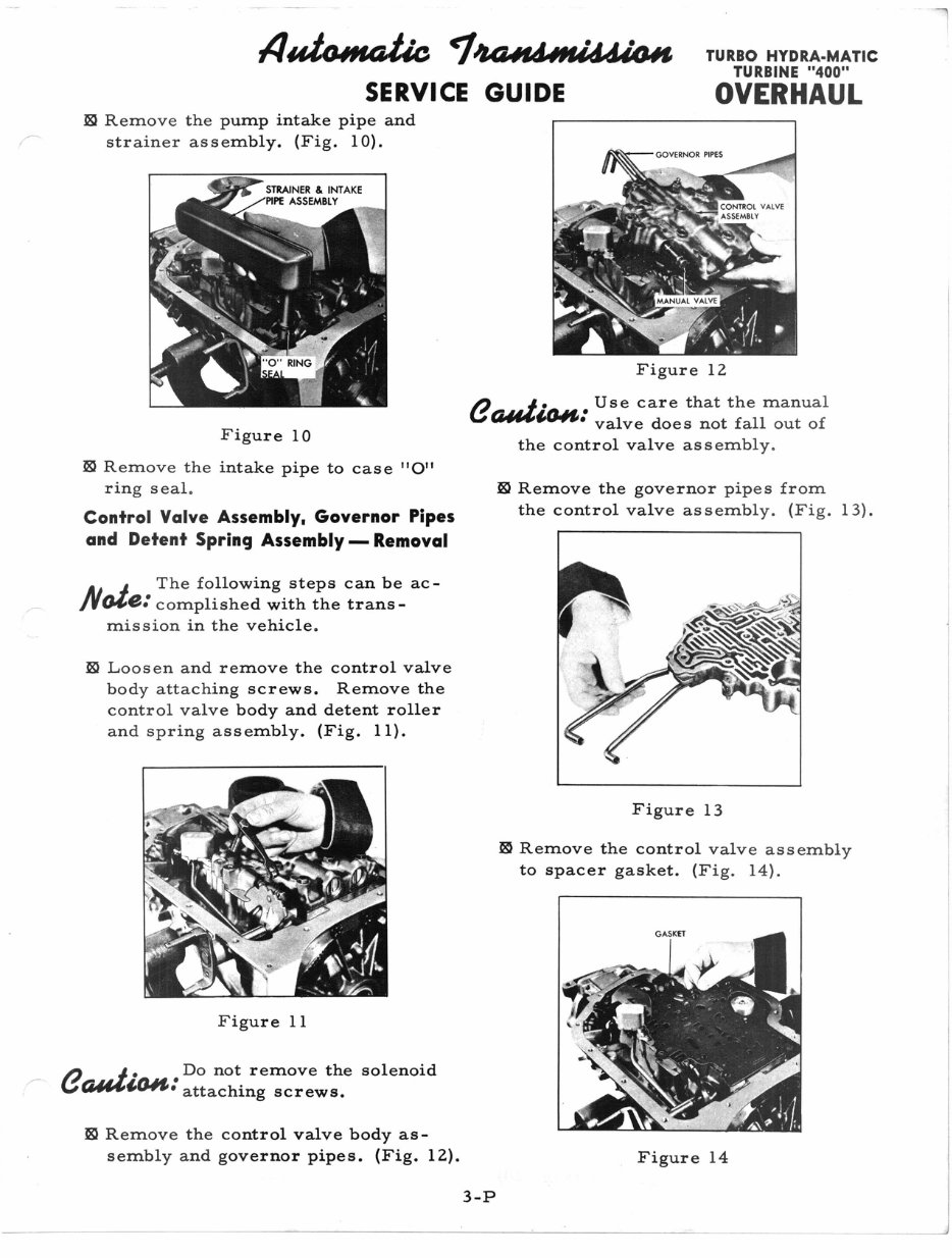 Turbo 400 Transmission Hydramatic Turbine 400 Service Manual 1693