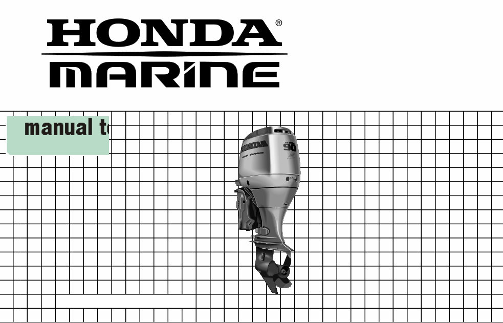 HONDA BF90A BF90 OUTBOARD OWNER Owners Manual