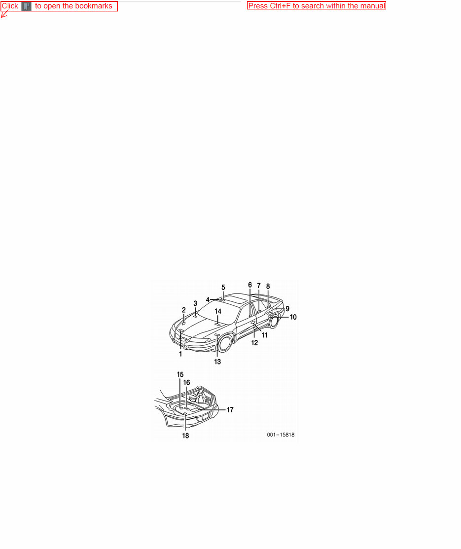 2000 2005 BUICK LeSabre Parts LIST CATALOG