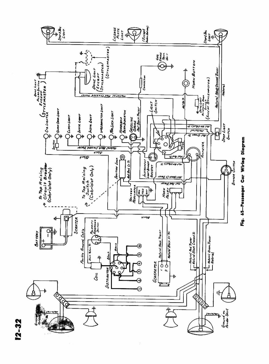 Chevrolet Chevy 1946 Car Wiring Electrical Diagram Manual