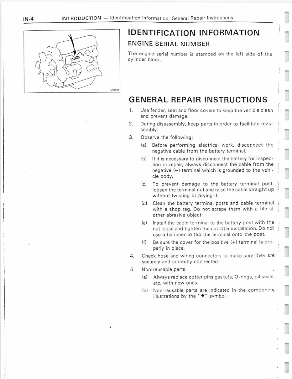 B 3B 11B 13B 13B-T Engine Workshop Service Repair Manual BJ60 BJ70 BJ71 ...