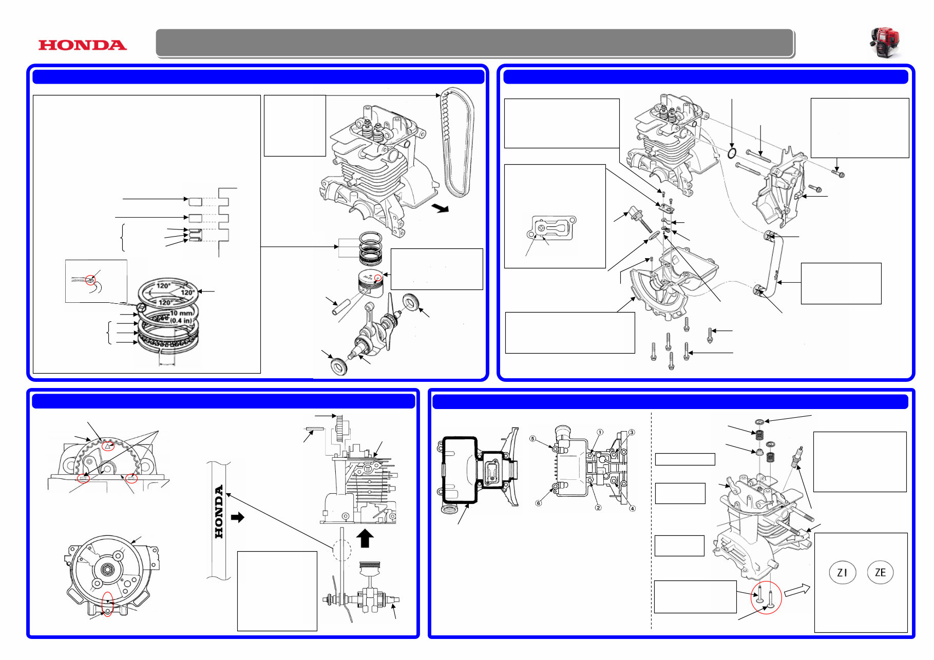 Honda Gx35 Horizontal Shaft Engine Repair Manual