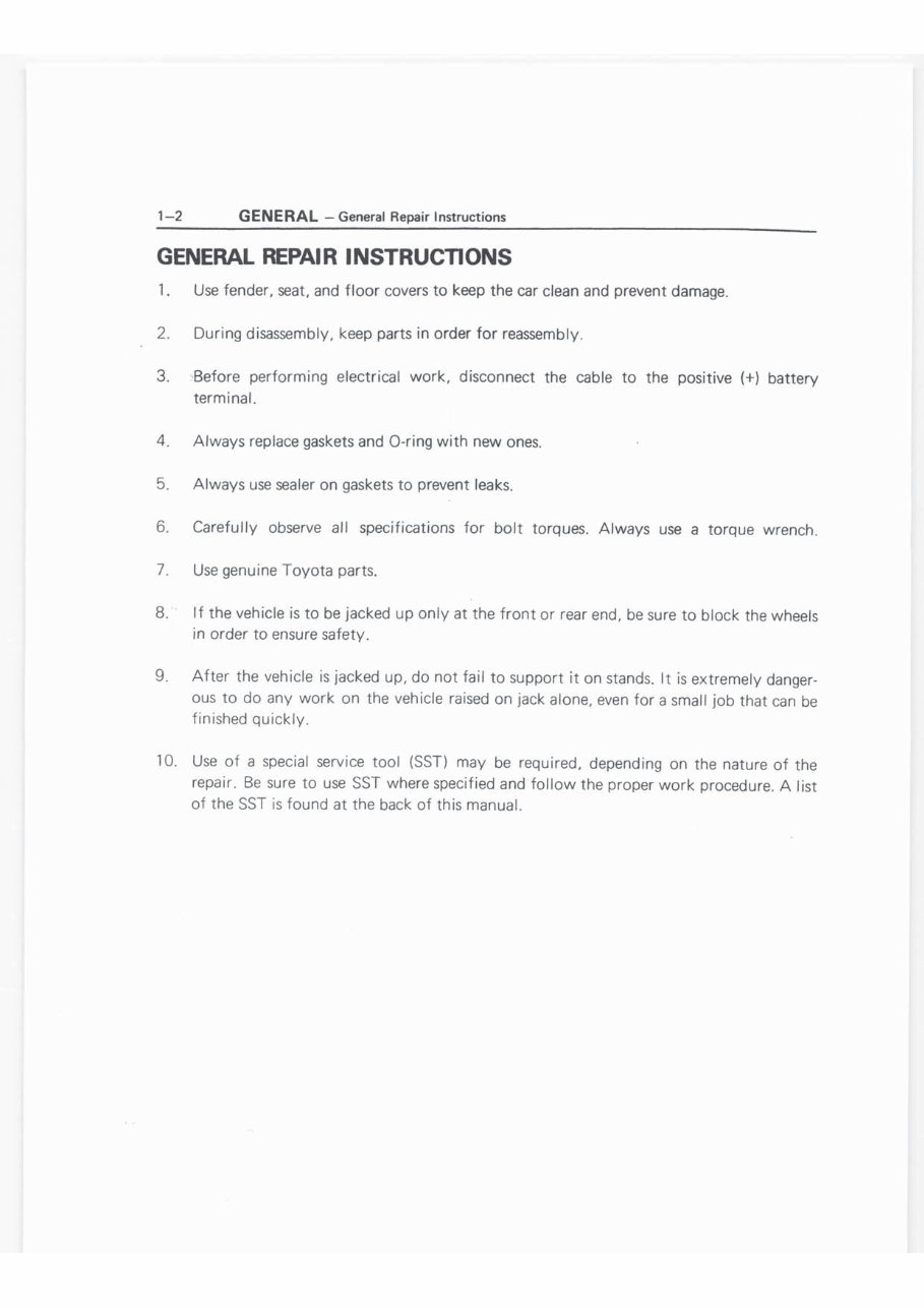 TOYOTA B2B Engine Repair Manual Manuals Online