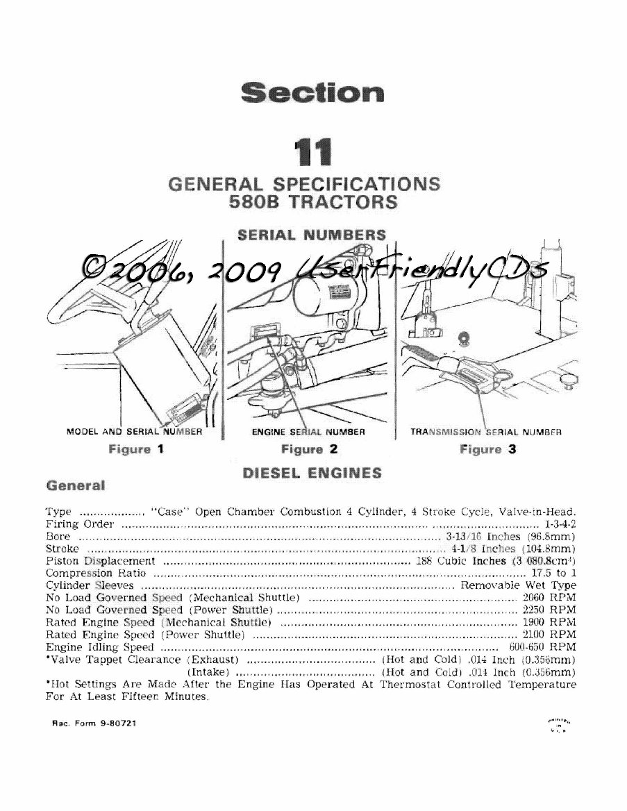 Case 580B CK Service Repair Manual Maintenance 580 B