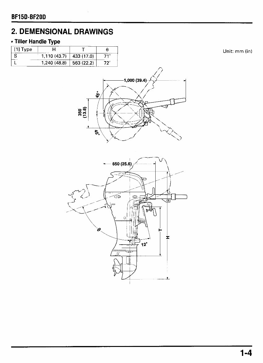 Honda Mariner Outboard BF15D BF20D service repair Manual