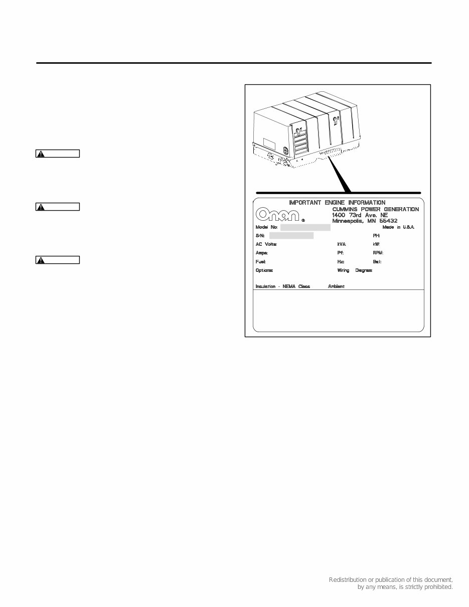 CUMMINS ONAN KY KYD 4000 Series Generator Workshop Manual