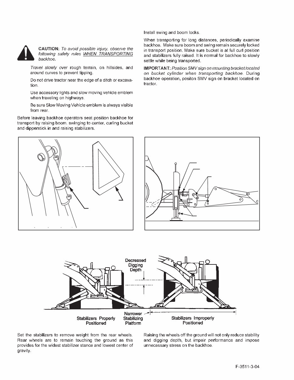 NEW HOLLand 758C Series BACKHOE Operators Manual