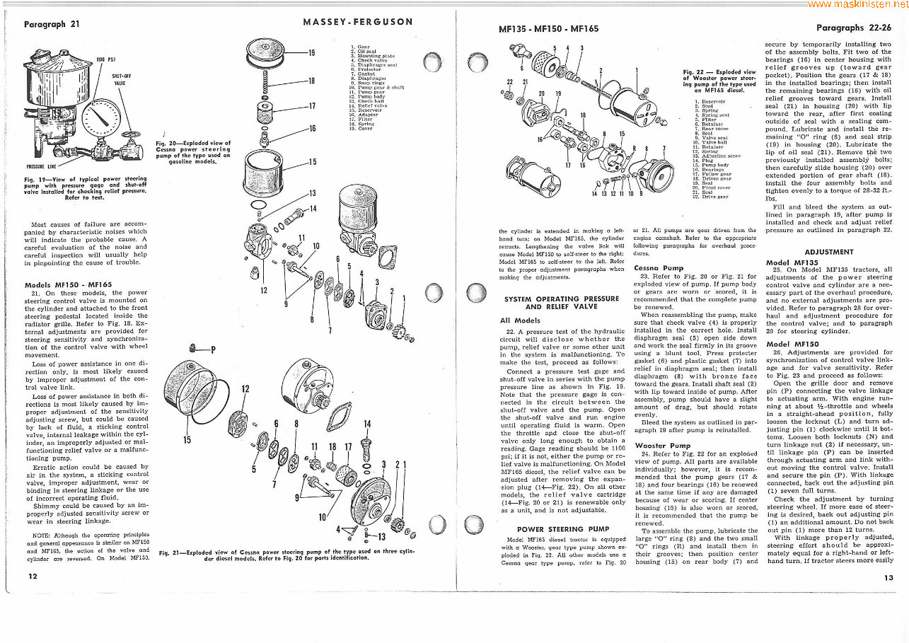 Massey Ferguson MF135 MF 135 Tractor Service Repair Manual