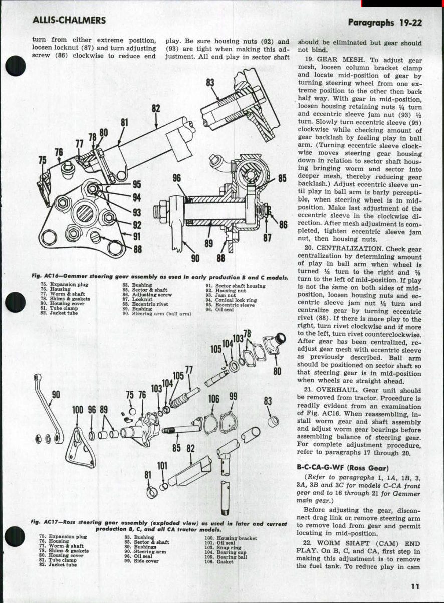 Allis Chalmers Model WD45 Tractor Full Service Repair Manual