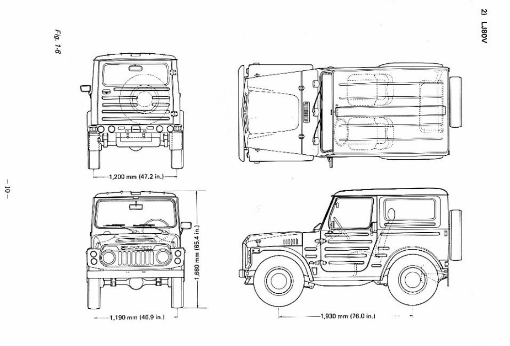 SUZUKI LJ80 / LJ80V Service & Repair Manual (1978 1979 1980 1981)