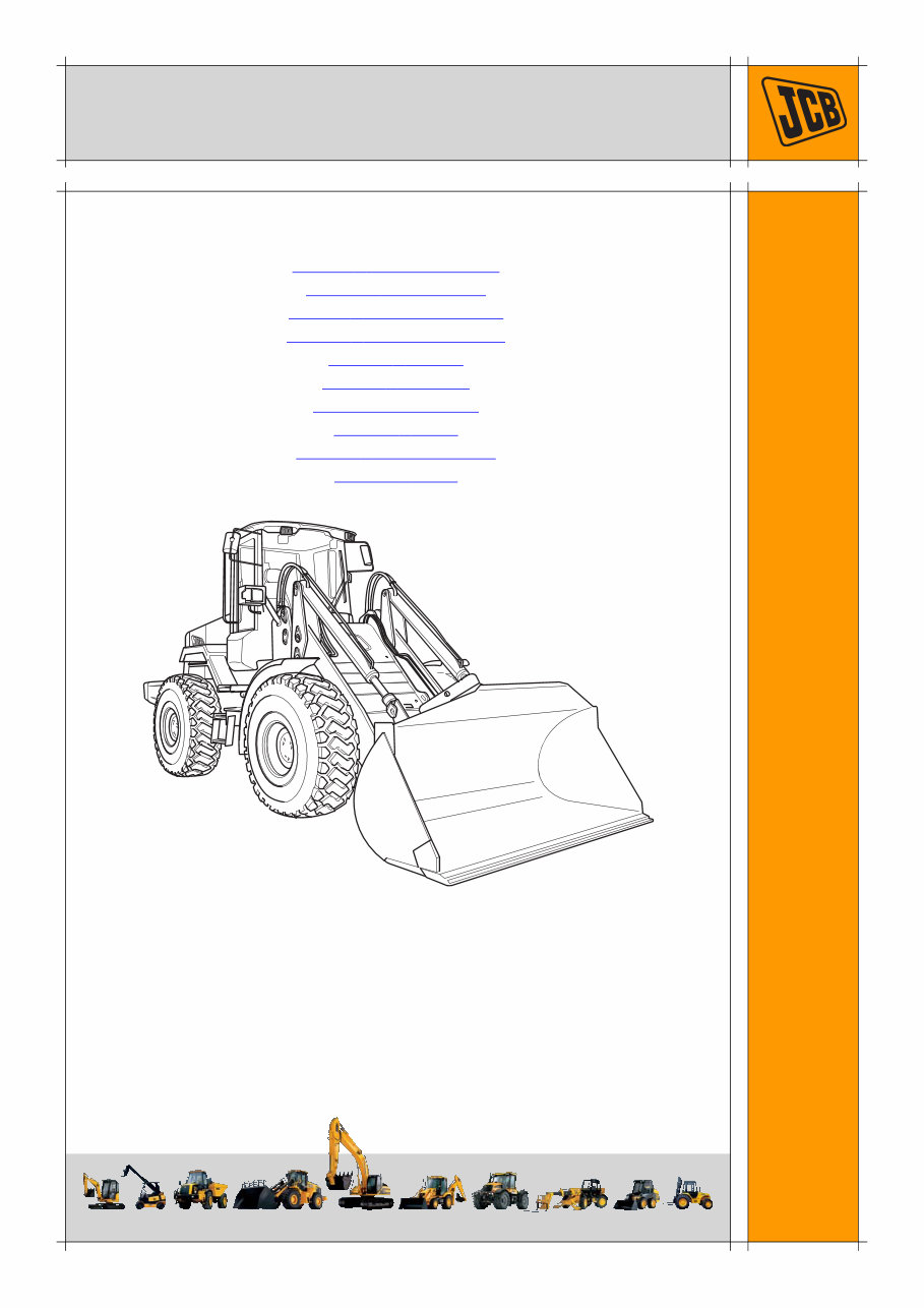 JCB WHEELED Loader 416 Service and Repair Manual