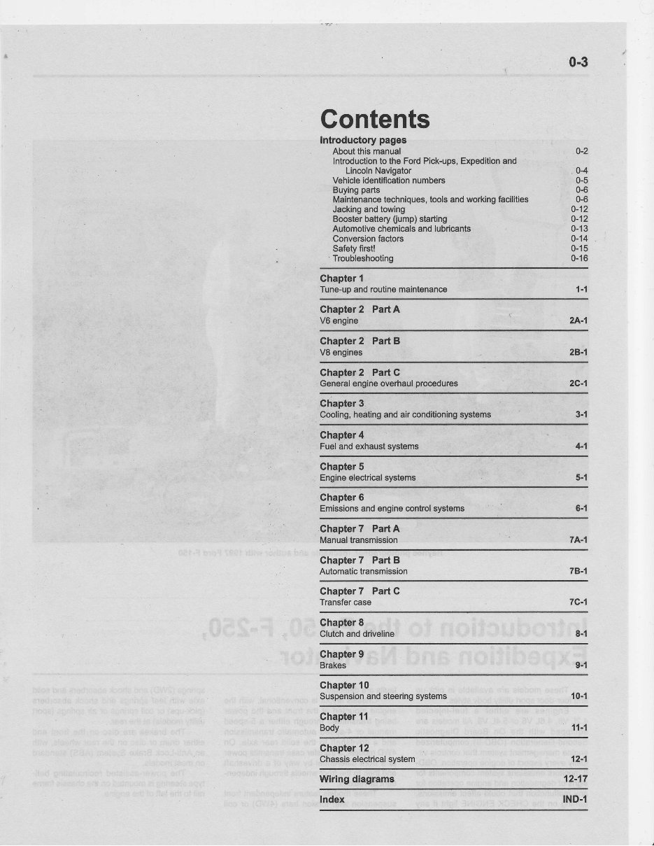 1997 F150 OWNERS MANUAL PDF visual data 5