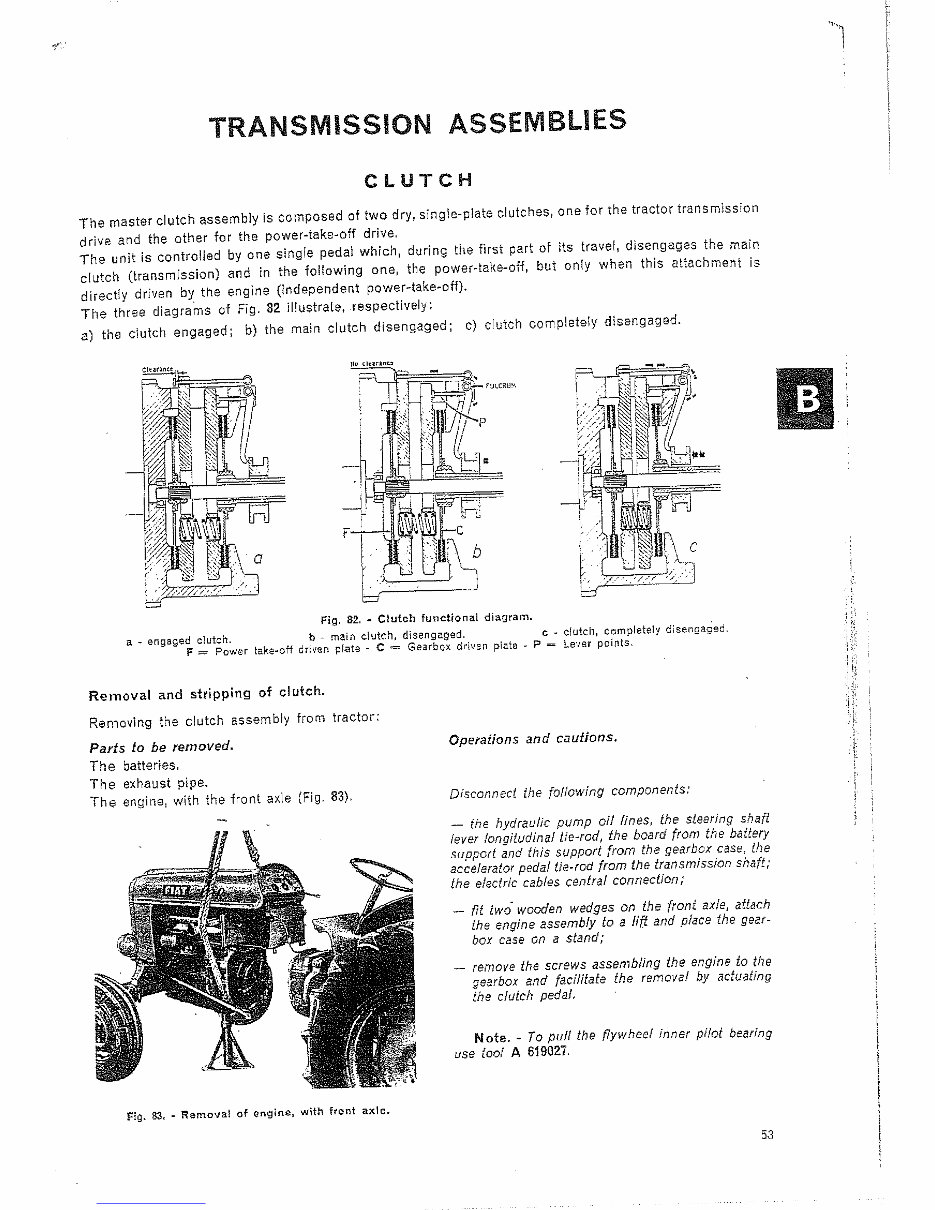 Fiat 411R Wheel Tractor Complete Service Repair Manual