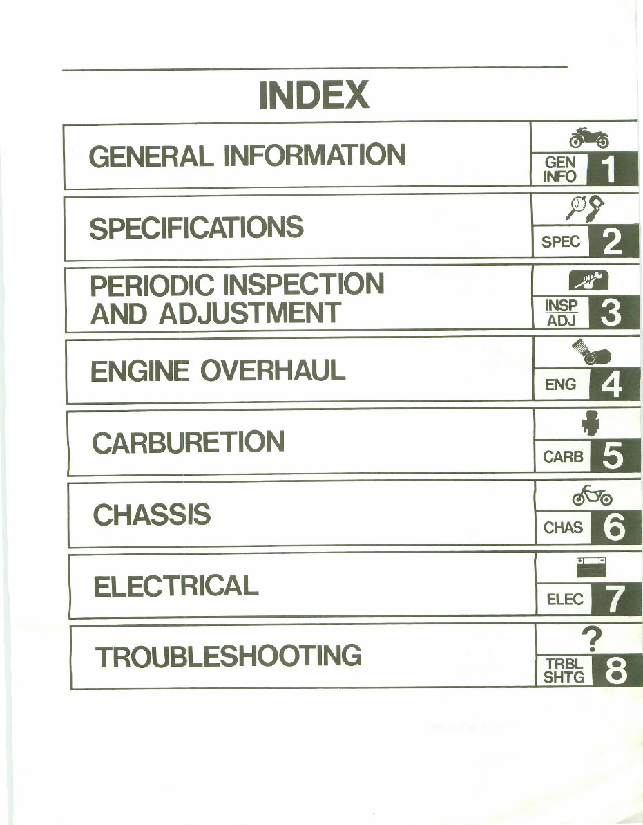 1990 Yamaha XT600 E XT600E Factory Service Manual