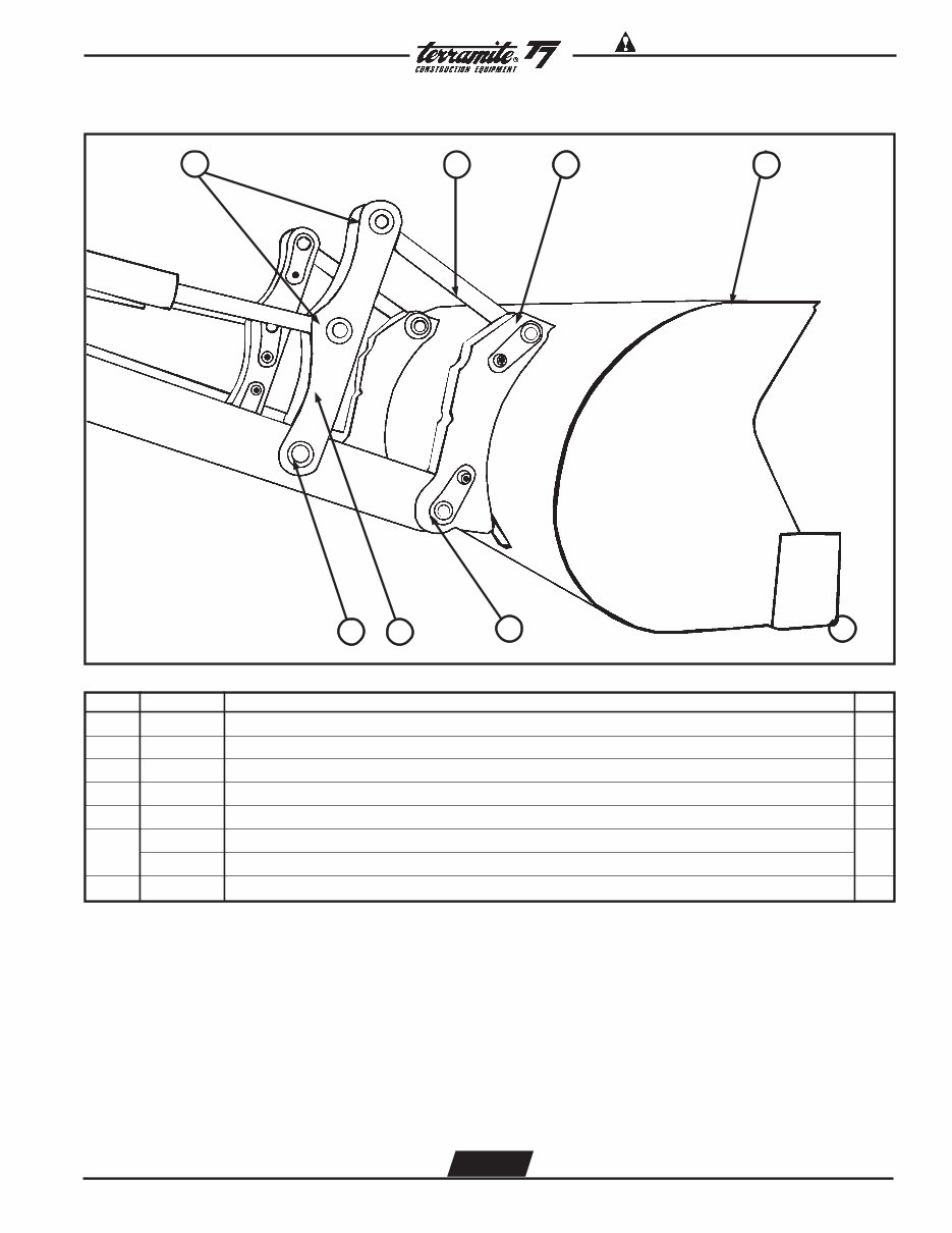 Terramite T7 Compact Tractor Loader Backhoe Parts Manual