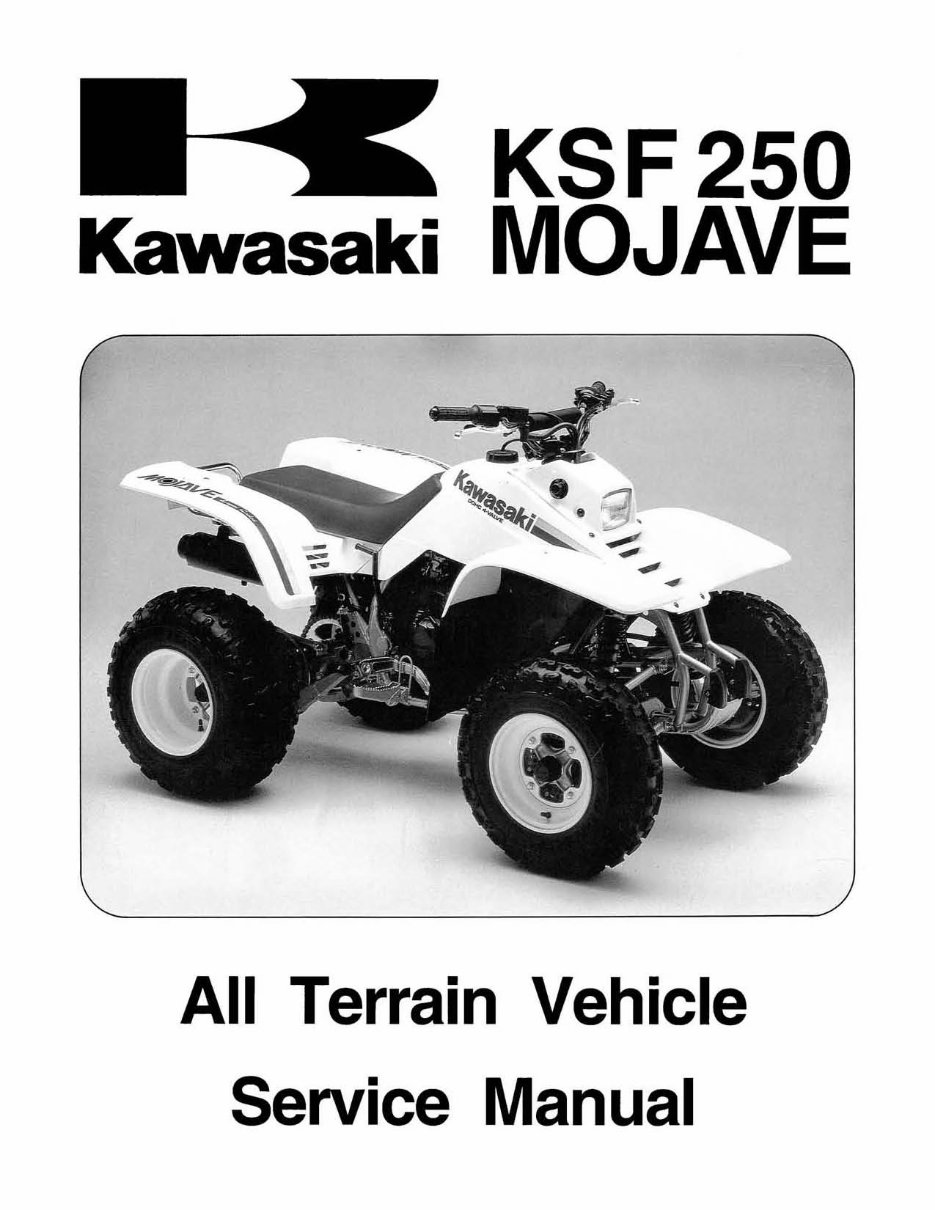 Kawasaki Mojave 250 service manual repair 1987-2004 KSF250