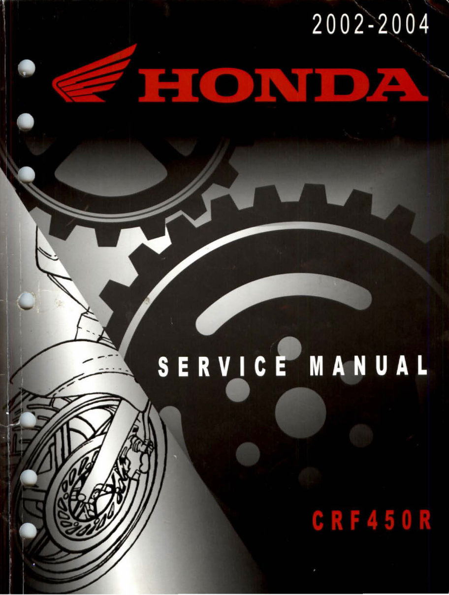 Yfz 450 Service Manual Genuine Honda CRF450R Service Repair Manual