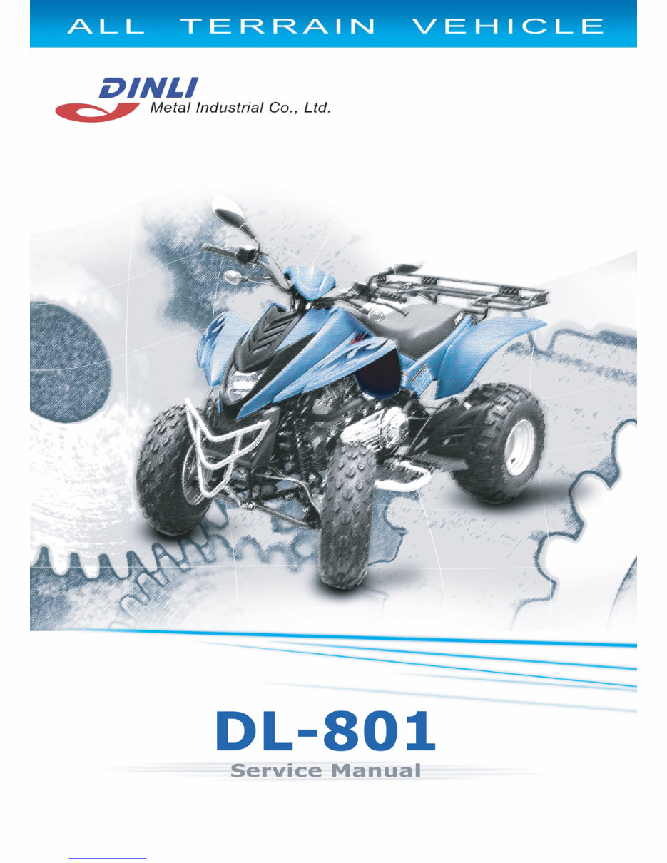 Dinli DL801 ATV Service and Repair Manual Manuals Online