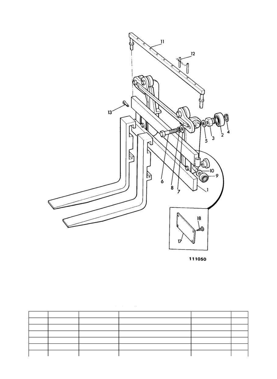 JCB 9302 Forklift Parts Catalogue Manual (SN 0060700000607149)