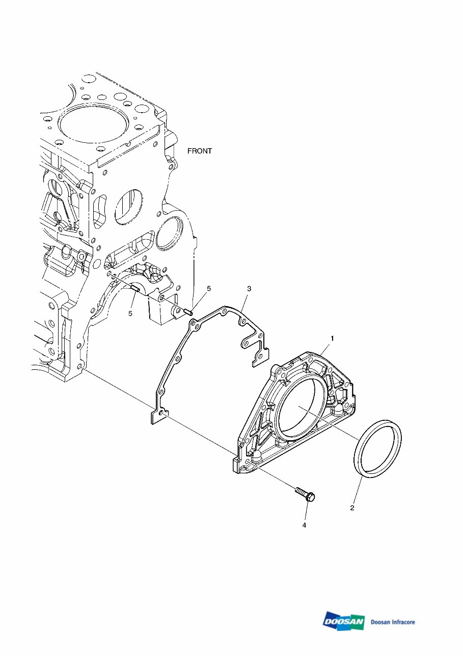DAEWOO DOOSAN DX235LCR Crawler Excavator Service Parts Catalogue Manual