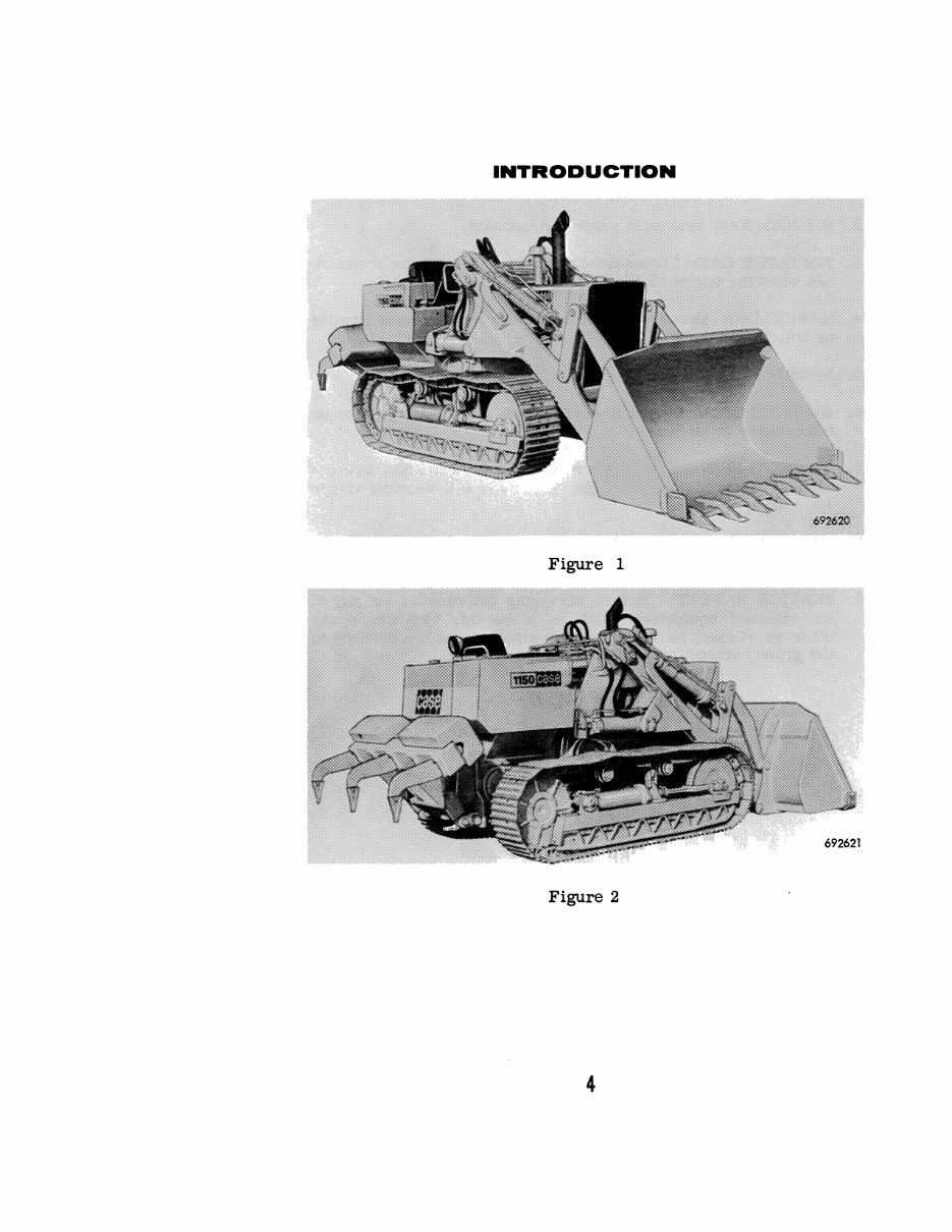 Case 1150 Crawler Backhoe Operators Owner Instruction Manual S/N ...