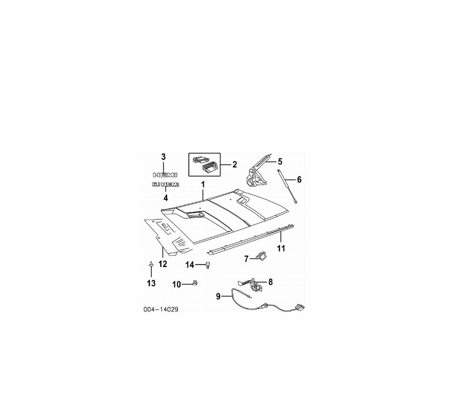 2008 2010 Dodge Challenger Parts LIST CATALOG