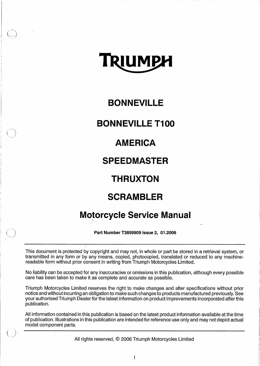 TRIUMPH T120R BONNEVILLE 1968 REPAIR SERVICE MANUAL visual data 3