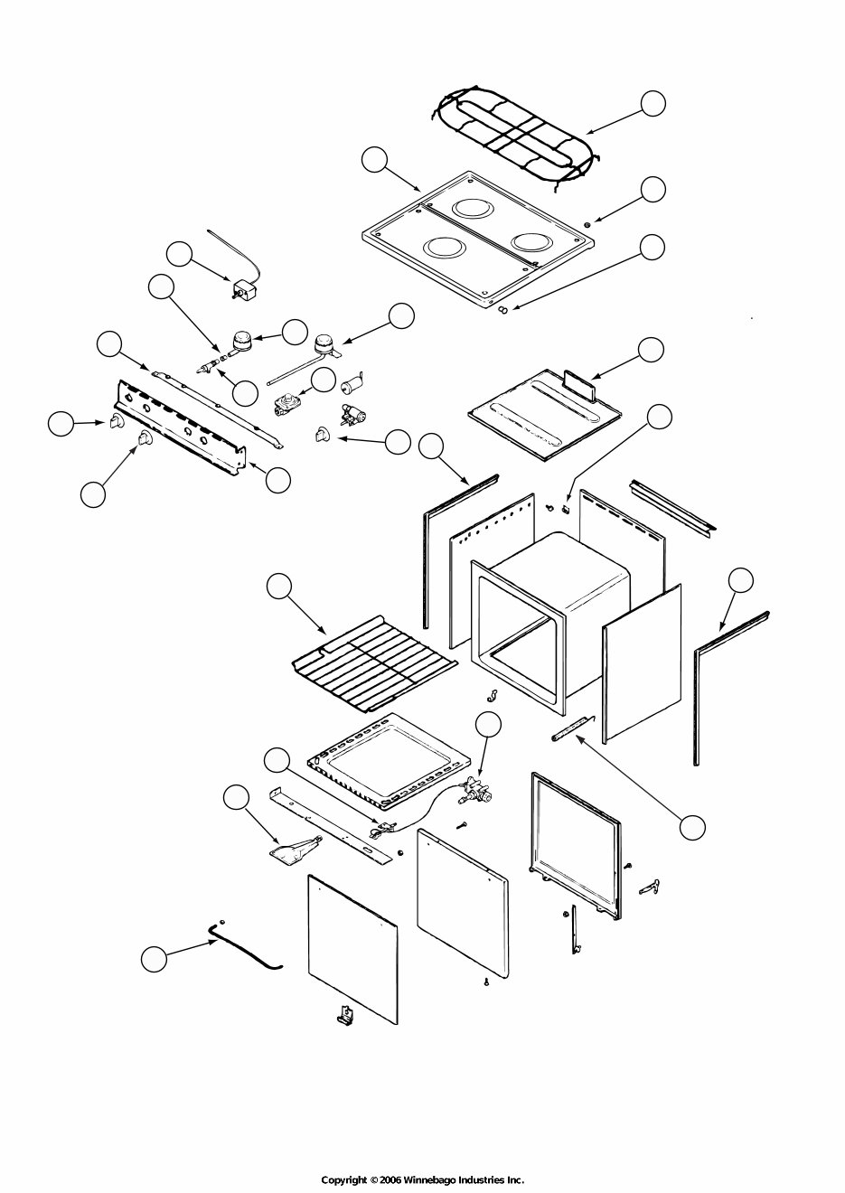 WINNEBAGO MINNIE 300 Series Parts Manual Catalog