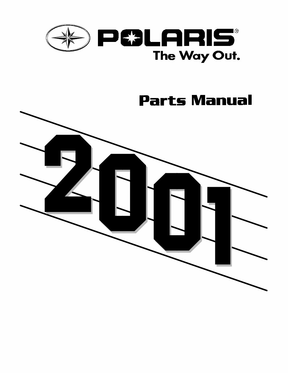 2001 Polaris Trail Boss 325 Parts Manual Manuals Online