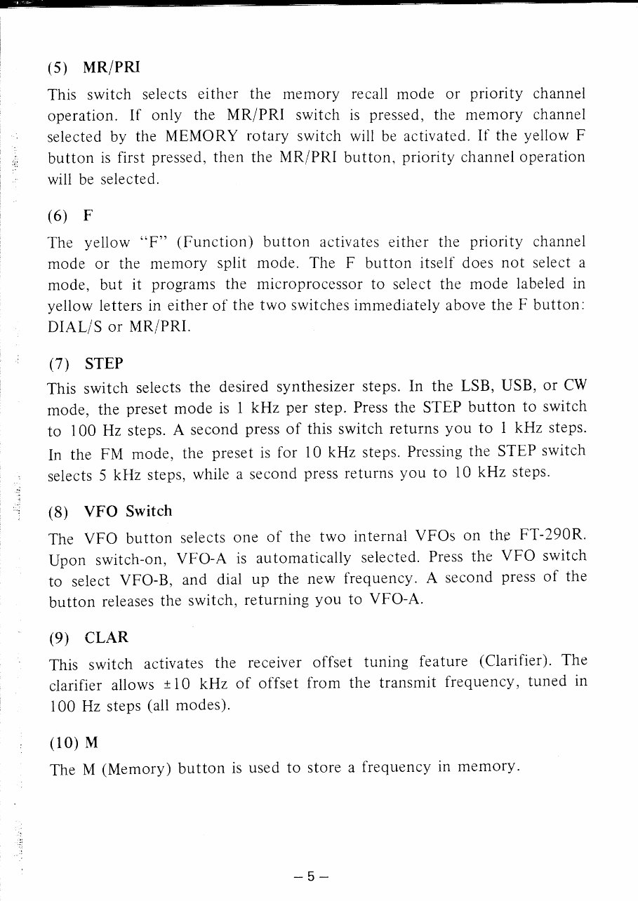 YAESU FT290R Transceivers Repair Manual Manuals Online