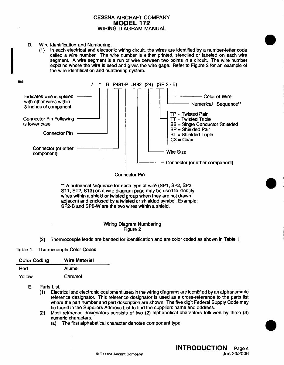 Cessna 172RWD Wiring Diagram Manual Model 172R 172S