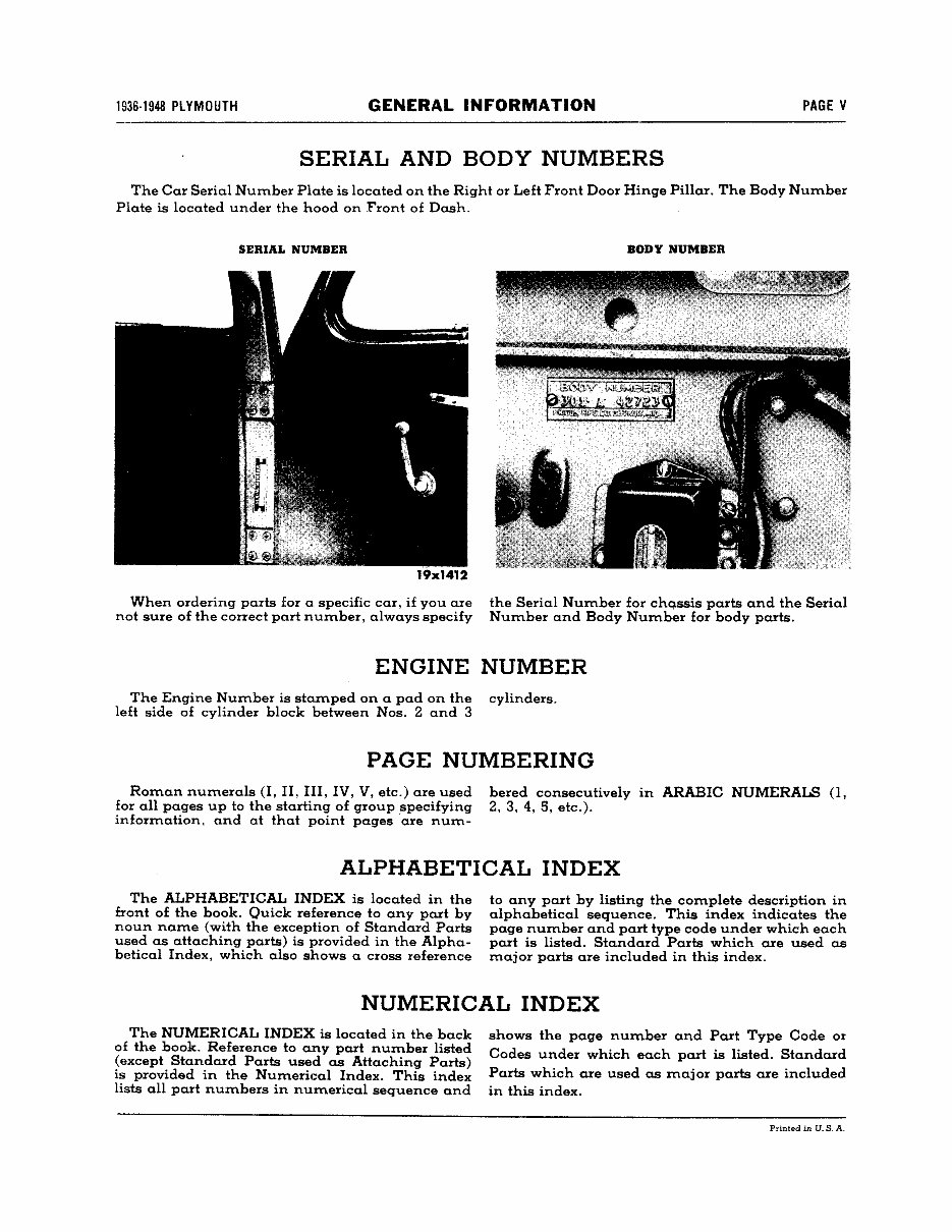 Mopar parts catalog 1936 1946 Manuals Online