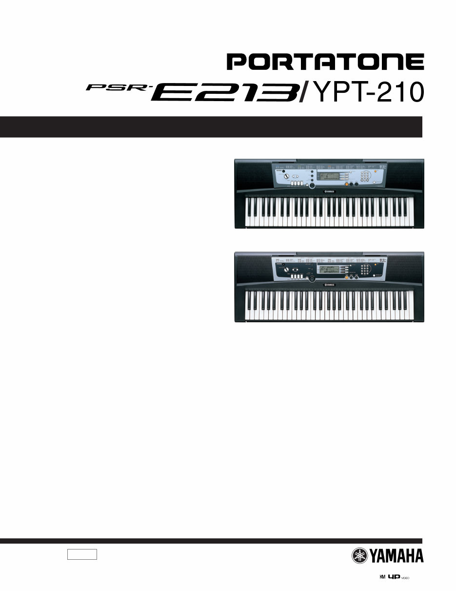 yamaha psr e213 ypt 210