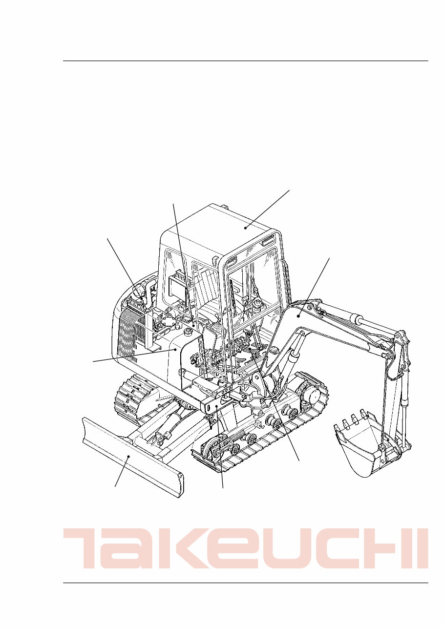 Takeuchi TB035 Compact Excavator Parts Manual