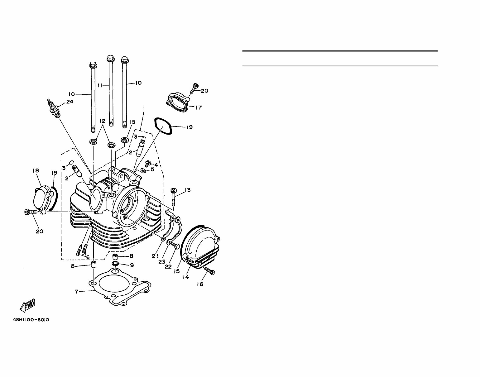 YAMAHA KODIAK 400 ATV Replacement Parts Manual 1996