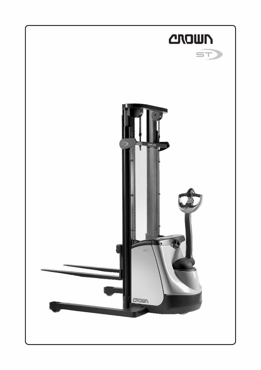 CROWN Lift Truck ST3000 ST 3000 Parts Part Manual