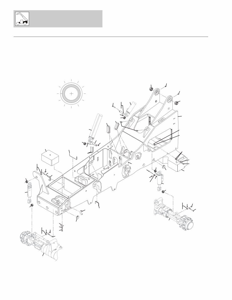 JLG SkyTrak Telehandlers 8042, 10042,10054 ANSI Illustrated Master