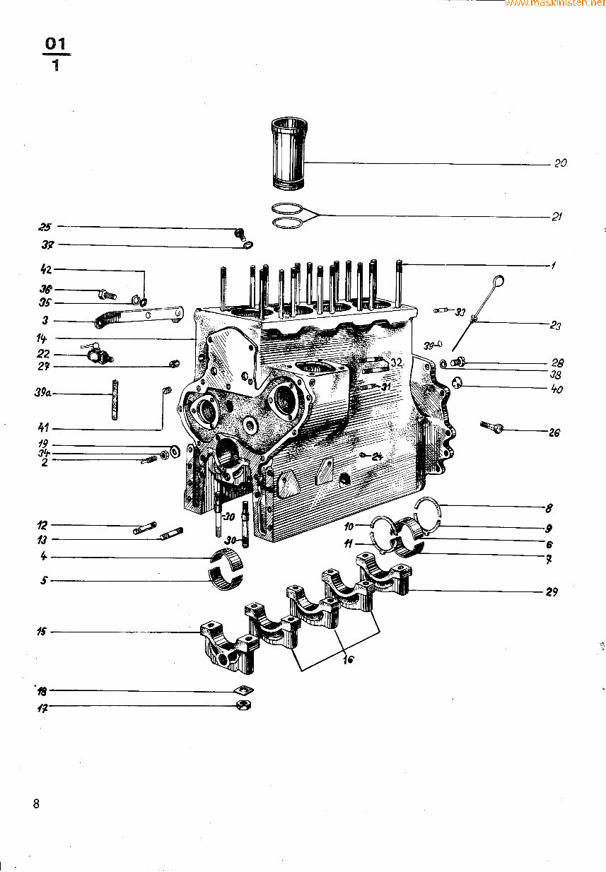 ZETOR tractor 5711/5718/5745/5748 Parts CATALOG