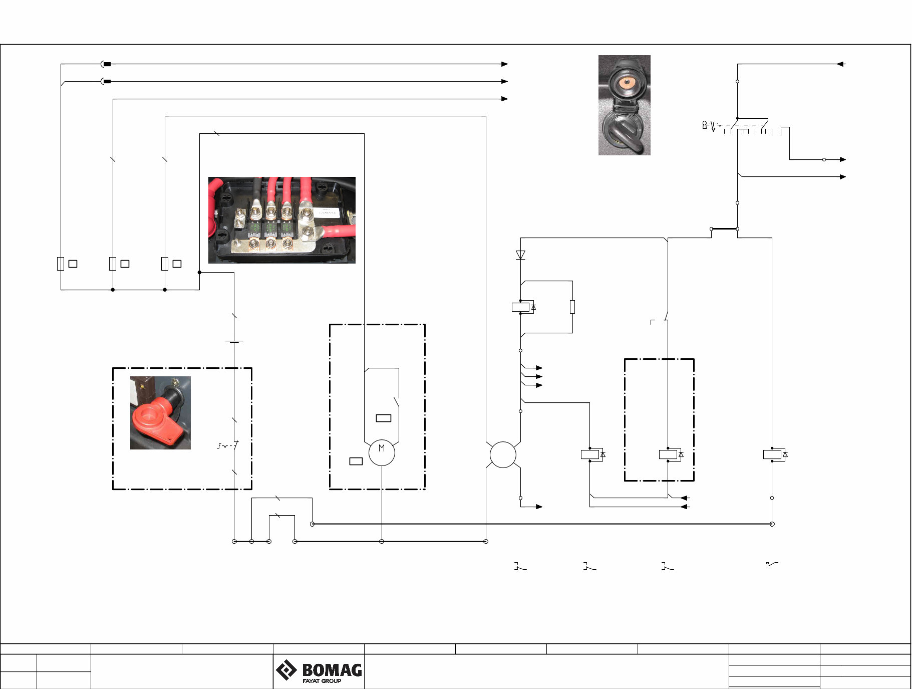 BOMAG BW 2115 Single Drum Vibratory Roller Circuit Diagram Manual