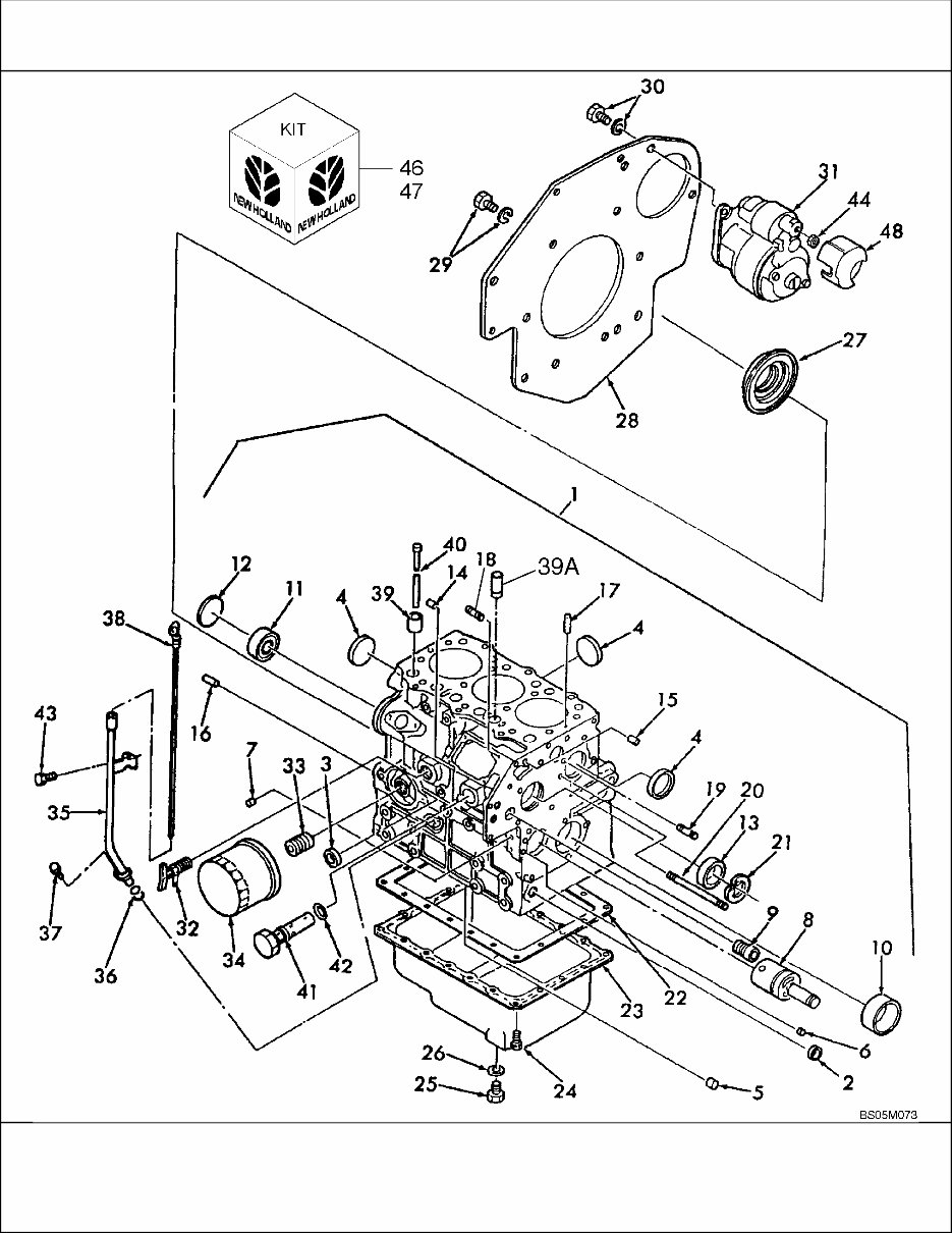 NEW HOLLand L125 Skid Steer Loader MASTER ILLUSTRATED Parts LIST Manual