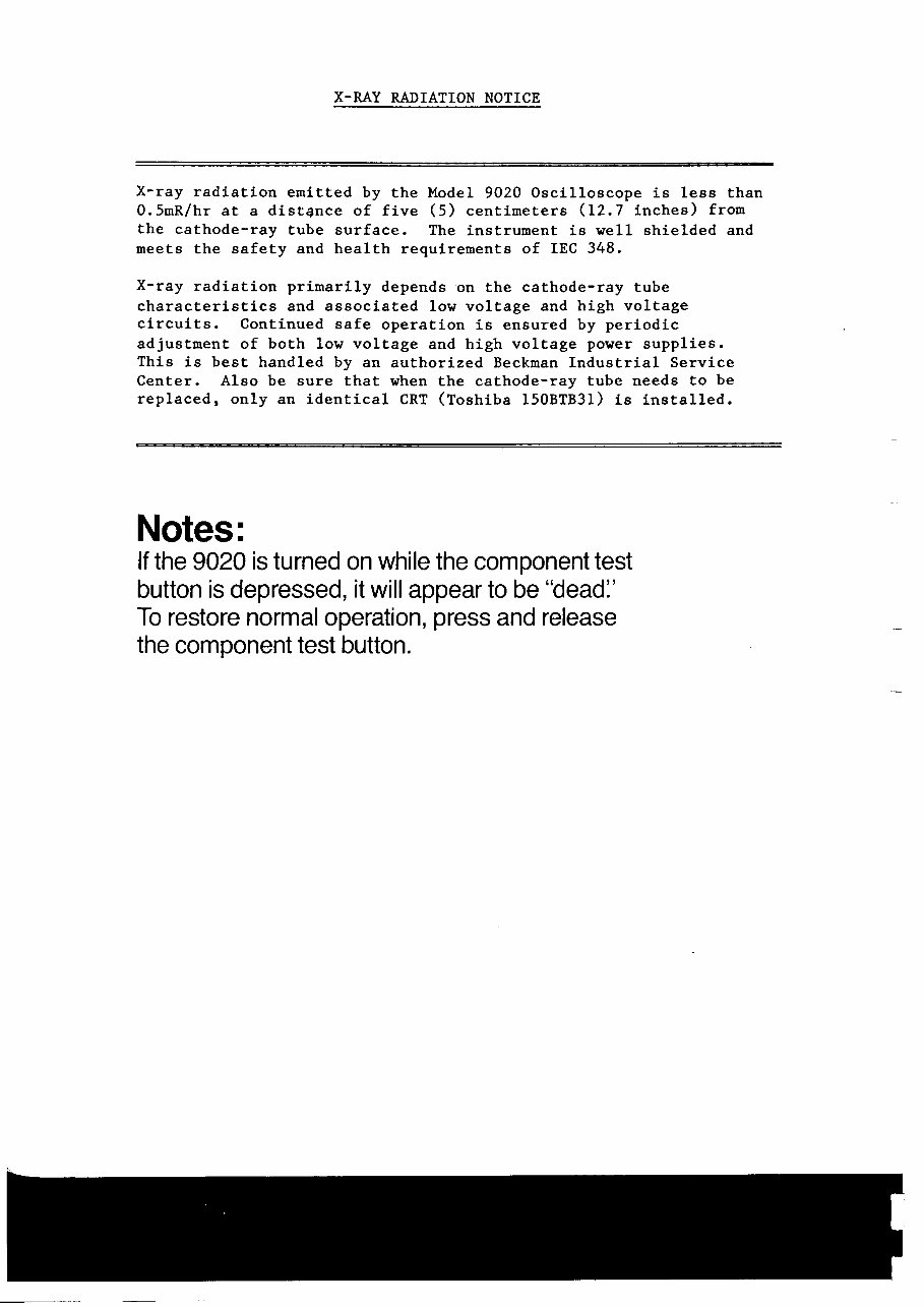 OWNER Manual Beckman CIRCUITMATE 9020 20 MHz Oscilloscope